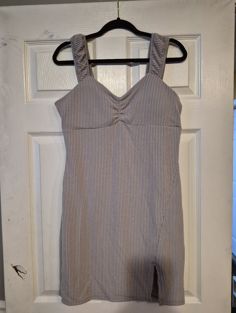 Sleeveless Mini Dress with Sweetheart Ruched Bust